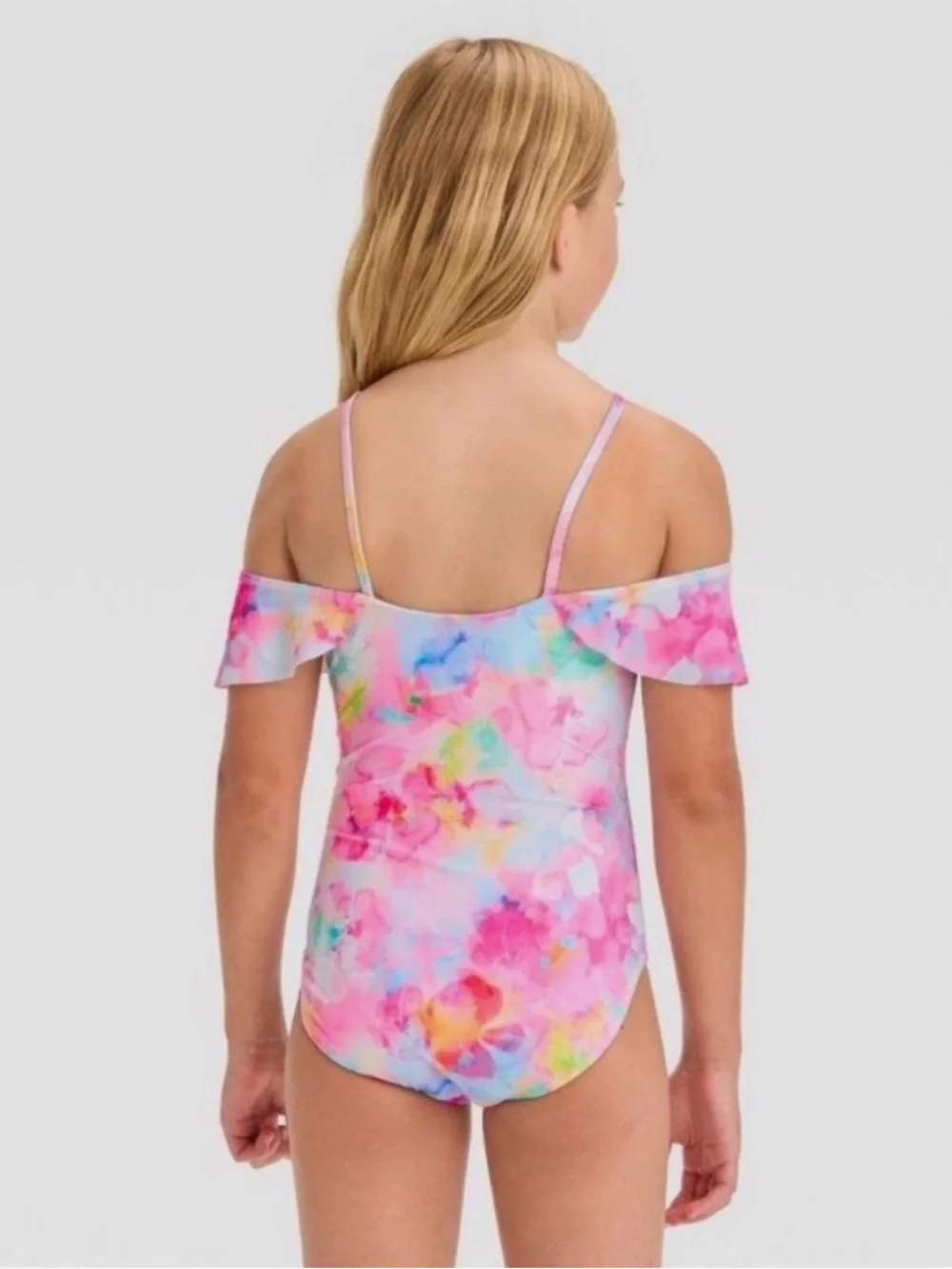 Target Cat & Jack Girls Daydream Floral One Piece Swimsuit Size L(10/12) NEW